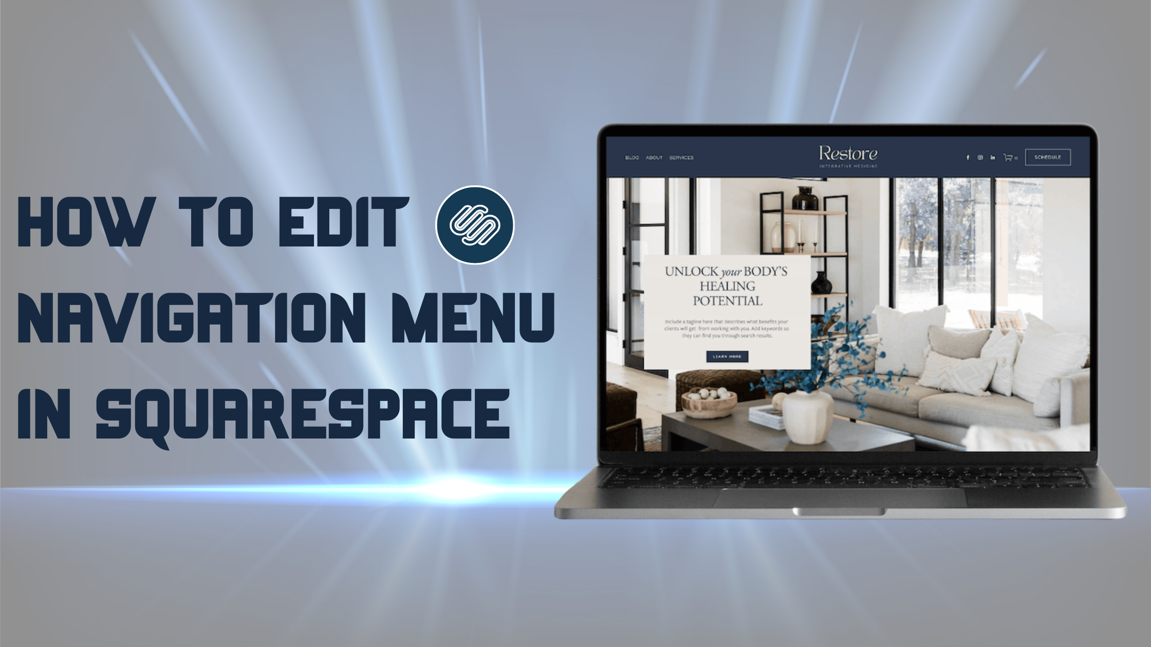 How to Edit Navigation Menu in Squarespace